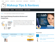 Tablet Screenshot of bestliquidfoundations.com